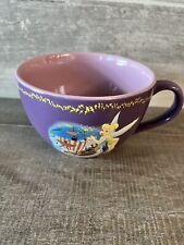 Vintage Disney Tinkerbell Extra Large Mug/Soup/Cereal Bowl Purple Color 5” Wide picture