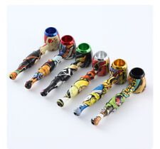 1Pcs Metal Filter Tobacco Smoking Pipe Pocket Herb Pipes Screw Random Color Gift picture