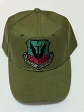 USAF TACTICAL AIR COMMAND GREEN SUBDUED MILTARY HAT/CAP picture