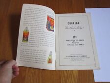 Vintage Cookbook Planters Peanut Oil Famous Chef Recipes 1940s Retro  picture