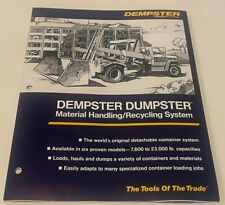 Vintage DEMPSTER Dumpster Material Handling System Sales Brochure picture