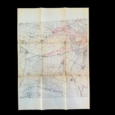 RARE World War I Ansauville Sector American Expeditionary Forces' (AEF) Map picture
