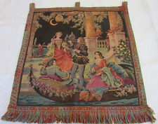 Vintage CLAIR de LUNE hanging wall tapestry 21