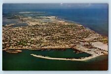 Key West Florida FL Postcard Airview Southernmost City Beaches Playground c1960 picture