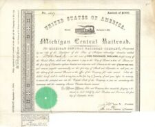 Michigan Central Railroad - $1,000 Bond - Railroad Bonds picture