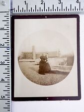 Photograph Vintage Harriet Newell Haskell Maine School Admin 1800s Outside  picture