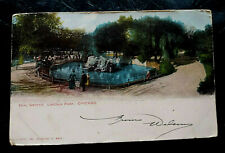 Chicago IL postcard : Lincoln Park - Seal Grotto zoo 1905 picture