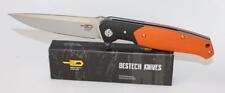 Bestech Knives BG03C Swordfish Knife Black Orange G-10 Handle D2 Plain Edge picture
