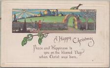 Postcard A Happy Christmas View Bethlehem Israel 1918 picture