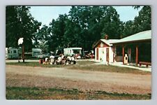 Richmond IN-Indiana, Grandpa's Farm Campground, Antique, Vintage Postcard picture