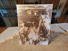 President Theodore Roosevelt Seated On A Horse .Signed  picture