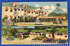 Vtg Lady Layfayette Tourist Cottages Most Unique Hotel Walterboro SC Postcard picture