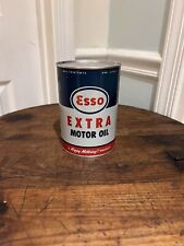 Antique Esso Extra Motor Oil No 1 (1 Quart Unopened Can) NOS picture