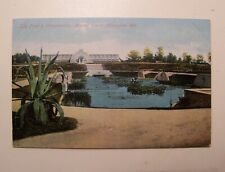 Postcard Lily Pond & Conservatory Mitchell Park  Milwaukee, Wisconsin  A-17 picture