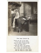 c.1900s The Lost Chord Church Poem Bamforth Co Postcard UNPOSTED picture