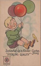 Advertising Postcard Smith Wallace Shoe Co Sterling Quality Kindergarten Shoes  picture