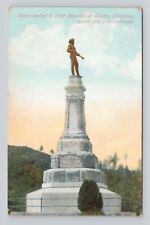 Postcard Statue John Marshall Coloma California Posted 1909 picture
