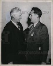 1946 Media Photo James Thomas Cleveland Media Photographer being congratulated picture