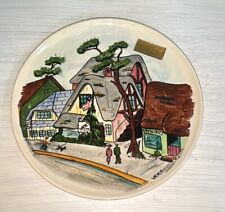 Vintage Vere Vere’s Studio Caramel-By-The-Sea Ocean Ave Hand-Painted Plate 8-1/4 picture