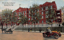 St. Mary's Hospital, Kansas City, Missouri, Early Postcard, Used in 1913 picture