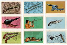 History of Unusual Weapons Cards Jackson Foods c1960s #18504z picture