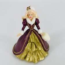 Hallmark 1996 Holiday Barbie Handcrafted Keepsake Ornament Collector's Series picture