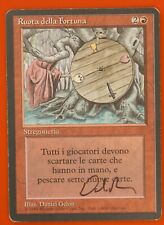 MTG Magic the Gathering - WHEEL OF FORTUNE - FBB - SIGNED - ITA LP picture