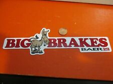 BIGRAKES Sticker / Decal  RACING ORIGINAL OLD STOCK picture