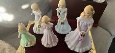 Cake Toppers VTG Enesco 1981,1982 Growing Up Birthday Girls 7-12-13-14-16 Ages picture