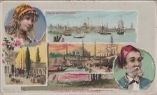 Arbuckle Coffee Victorian Trade Card c1890s~#9 Constantinople Turkey 6843ad picture