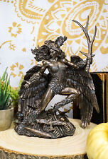 Ebros Irish Celtic War Goddess Winged Morrigan Phantom Queen W/ Antler Figurine picture