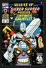 Marvel What If? #49 Silver Surfer Possessed The Infinity Gauntlet V2 1993 VF 8.0 picture