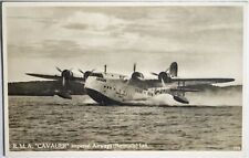 RMA Cavalier Imperial Airways Bermuda RPPC photo postcard picture
