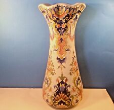 Antique Rouen French Faience Vase c.1800's 14.5 Inches Tall picture