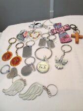 LOT OF 16 RELIGIOUS THEMED KEYCHAINS picture