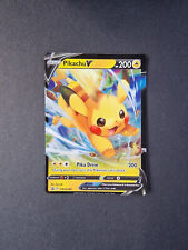 SWSH285 Pikachu V Sword & Shield Black Star Promo Pokemon Card TCG Ultra Rare picture