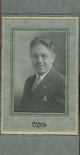 Antique Photo in Folder - Denver, Colorado - Young Smiling Man W/Glasses  picture