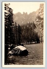 Crater Lake Oregon OR Beautiful VINTAGE View RPPC Postcard Unposted picture