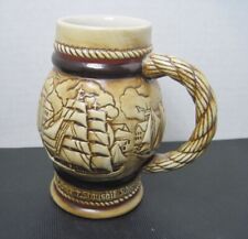 1982 Avon Tall Schooner Ships 'mini' Ceramic  4 Oz. mug Handcrafted in Brazil picture