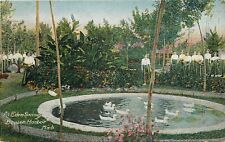 c1910 Eden Springs Pond, House of David, Benton Harbor, Michigan Postcard picture