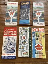 Vintage 1960's Canadian Travel Guides And Maps. Lot Of 6, Canada picture