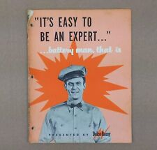 DELCO-REMY ~ It's Easy to be an Expert ... BATTERY MAN, that is Vintage Booklet picture
