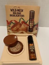 Coty Wild Musk Oil .22 FL OZ Holiday Hightlighters Shimmering Souffle Vintage picture