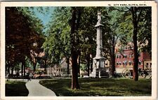 Elyria OH-Ohio, City Park Vintage Postcard picture
