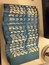Vintage Pan Am Passenger Tickets - Former Employees - 1970s-1990 SINGLE TICKET picture