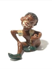 Vintage 1930-1960  African-American Boy Porcelain Figurine- 2.5” picture