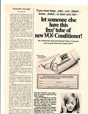 1967 Print Ad Alberto VO5 Conditioner Let someone else have this free tube picture