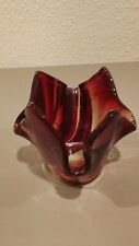 Vintage 1970's Red Glass Ashtray picture