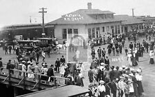 Railroad Train Station Depot Astoria Oregon OR Reprint Postcard picture