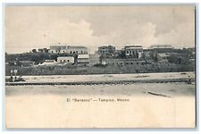 c1905 Railway Houses View El Barranco Tampico Mexico Unposted Antique Postcard picture